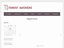 Tablet Screenshot of matarofoment.org